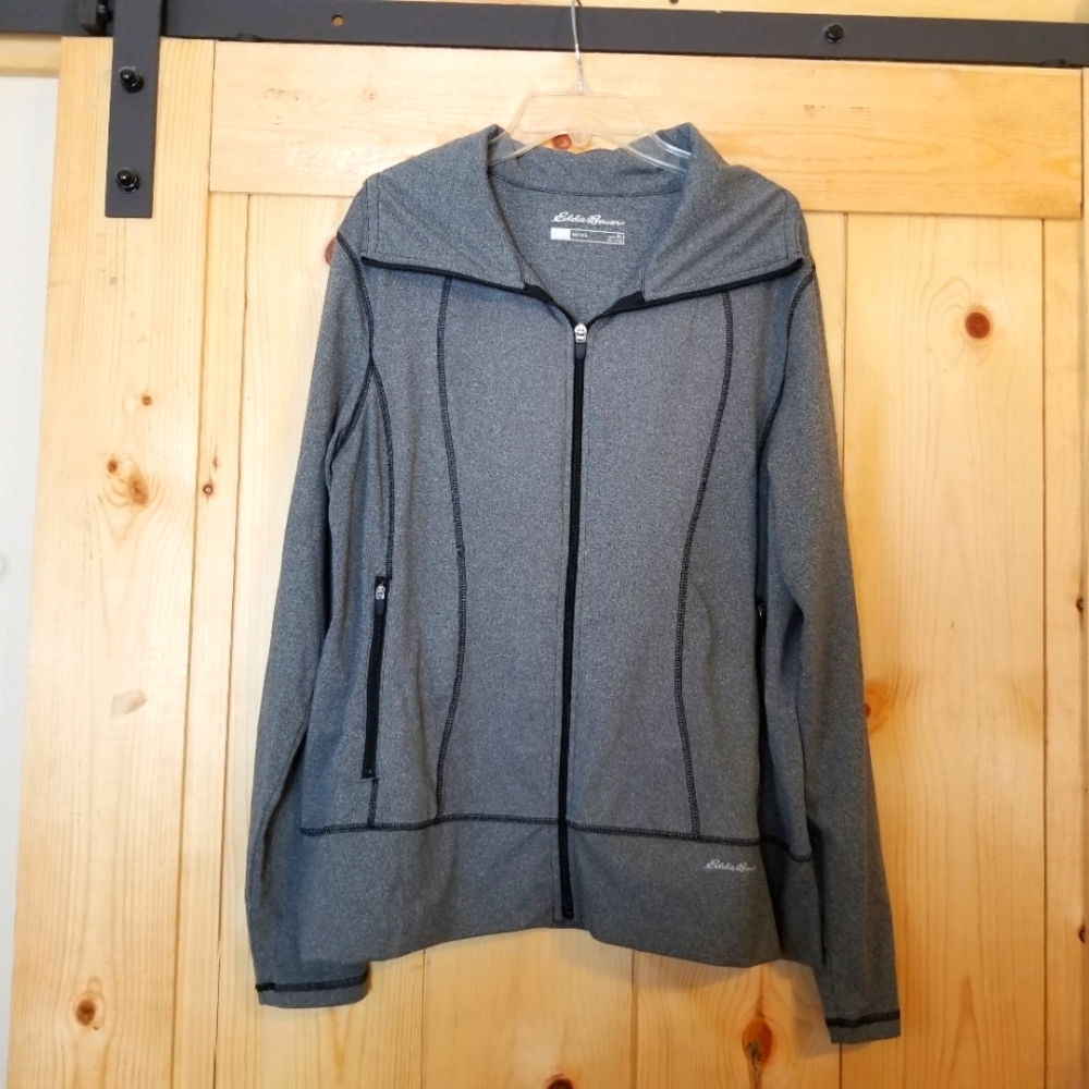 Eddie Bauer Motion Full Zip Running Exercise Jacket
